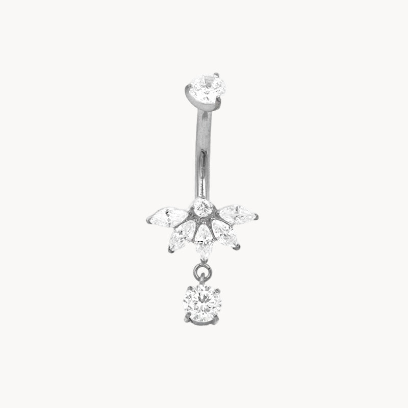 Bauchnabel Titan Bananabell Lotus-Anhänger