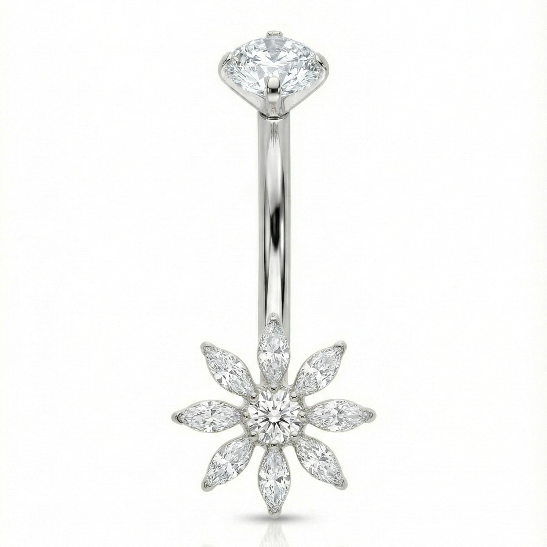 Bauchnabelpiercing Titan Bananabell Blütenstern