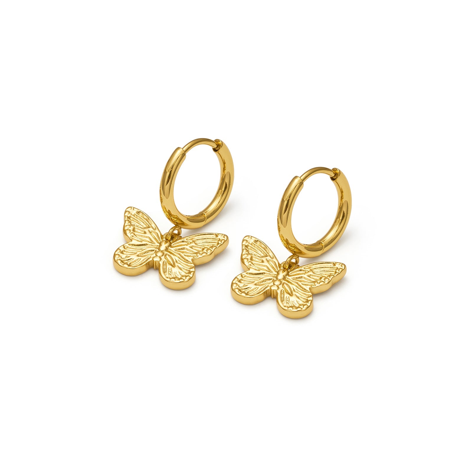 Creolen Butterfly Gold